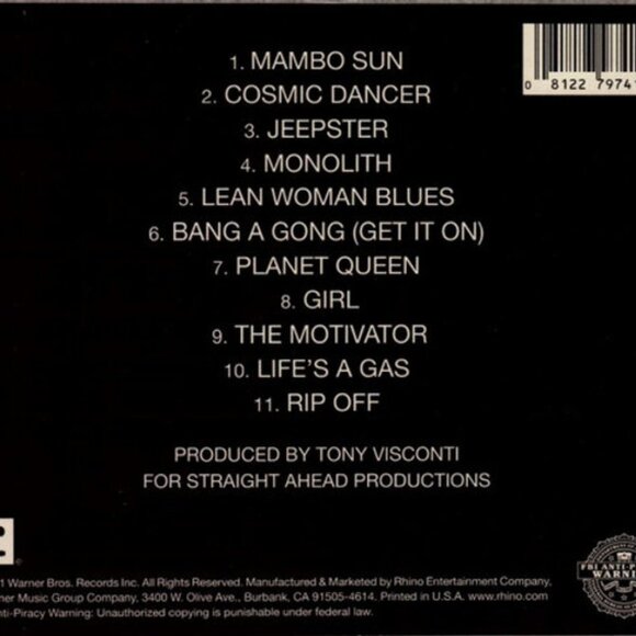 T. Rex – Electric Warrior (2012) New Sealed CD - Picture 2 of 2